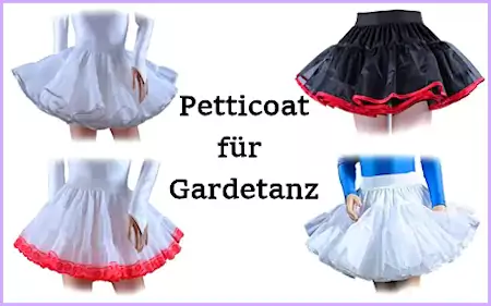 Im Shop gibt verschiedene Petticoat