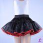 Preview: Schwarzer Petticoat dreilagig Preview: Schwarzer Petticoat dreilagig