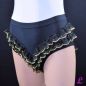 Preview: schwarze Spitzenhose mit schwarz-goldener Spitze Preview: schwarze Spitzenhose mit schwarz-goldener Spitze