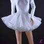 Preview: weißer dreilagiger Petticoat