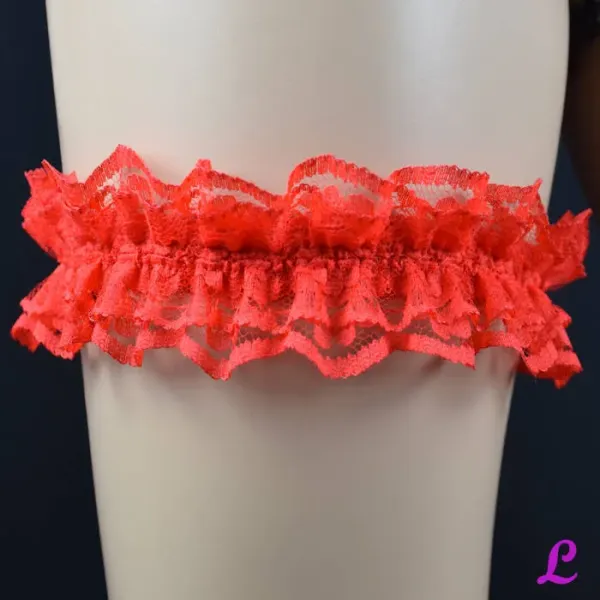 Rotes Strumpfband
