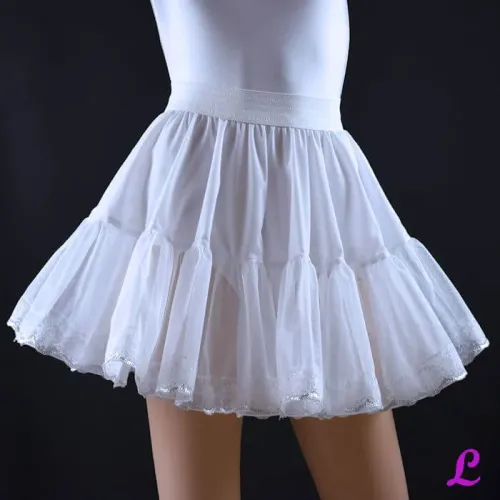 weißer Petticoat einlagig weißer Petticoat einlagig