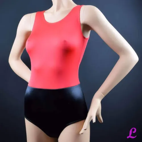 Rot schwarzer zweiteiliger Body Rot schwarzer zweiteiliger Body