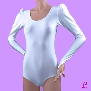 weißer Body Puffarm